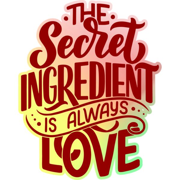 the secret ingredient is always love Thumbnail